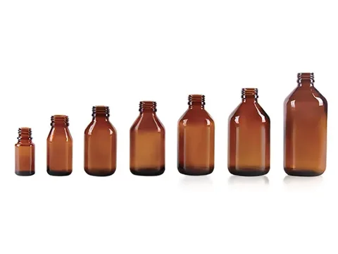 PP18 PP24 Amber Glass Medicine Bottle