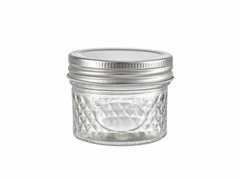 Wide Mouth Canning Food Storage Jars in With Metal — view 1