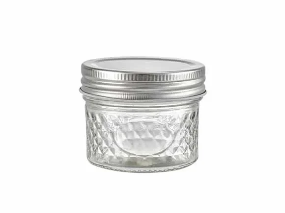 Wide Mouth Canning Food Storage Jars in With Metal — main view