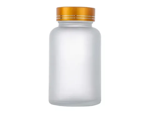 Frosted Medication Jars