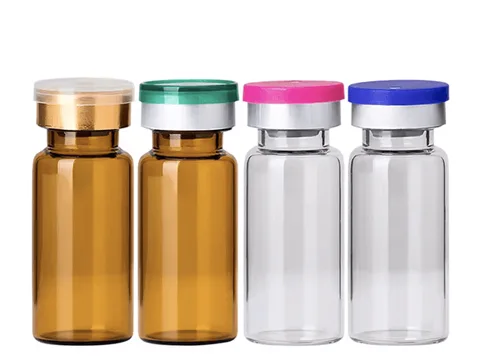 Clear Amber Glass Vials — view 2