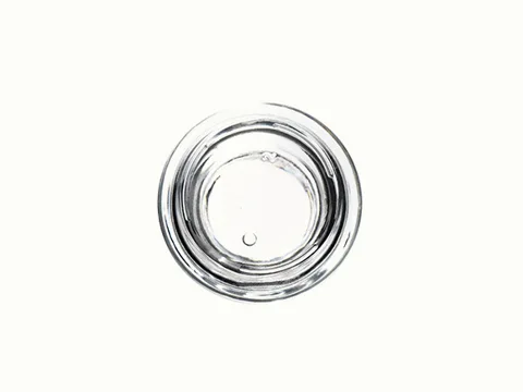 Clear Round Spray/Pump Glass Lotion Bottles — view 3