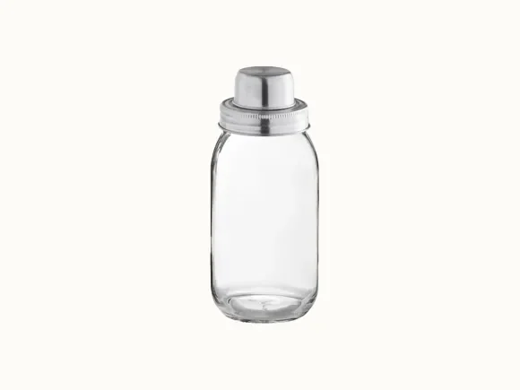 Glass Mason Jar Cocktail Shaker — main view