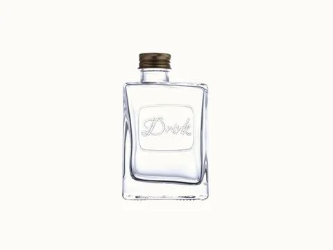 Clear Fruit Wine Glass Bottle