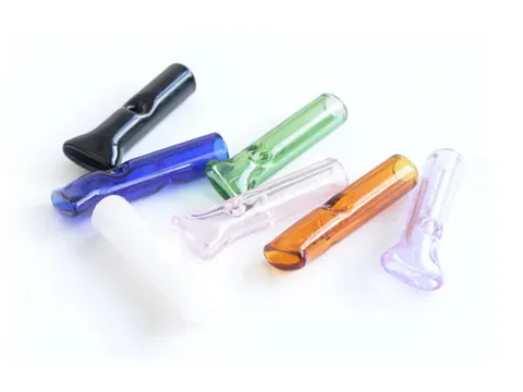Colorful Thick Glass Smoking Pipes