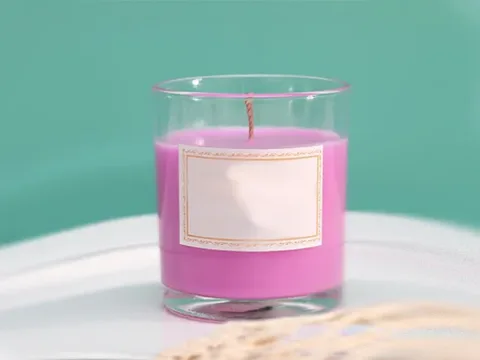 Crystal Clear Glass Jar Candles — view 2