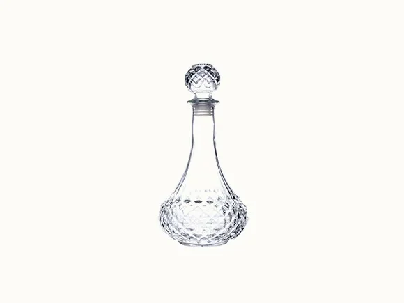 Clear Glass Red Wine Bottle — main view