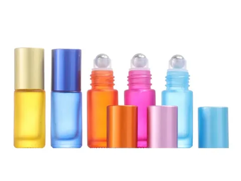 Colorful Glass Roll On Bottles