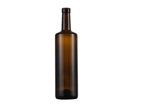 Brown Flat Shoulder Glass Bottles