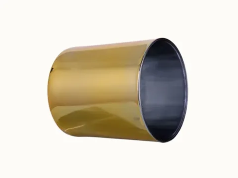 Gold Glass Candle Jars — view 3