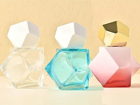 Glass Perfume Bottles with Lids — view 3