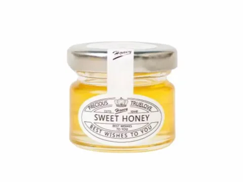 Mini Glass Honey Jar — view 2