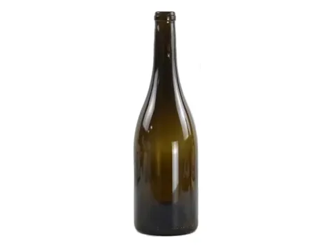 Dark Brown Burgundy Wine Bottles
