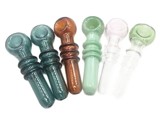 Glass Spoon Pipe Tobacco Weed Pipes — main view