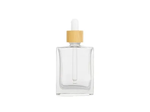 1 oz(30ml) 50ml 100ml Rectangular Clear Glass Dropper Bottles Essential Oil