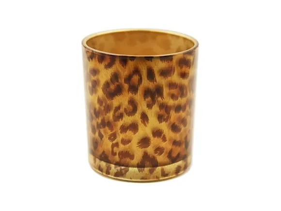 Leopard Print Glass Jars — main view