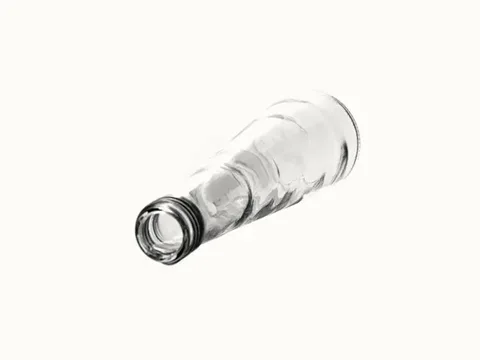 Clear Beverage Glass Bottles — view 4
