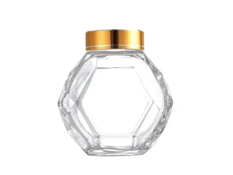 Glass Honey Containers Jars with Dipper — view 2