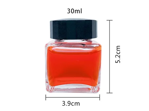 Clear Glass Ink Bottles — view 2