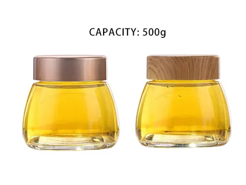 Glass Honey Jar with Big Belly — view 4