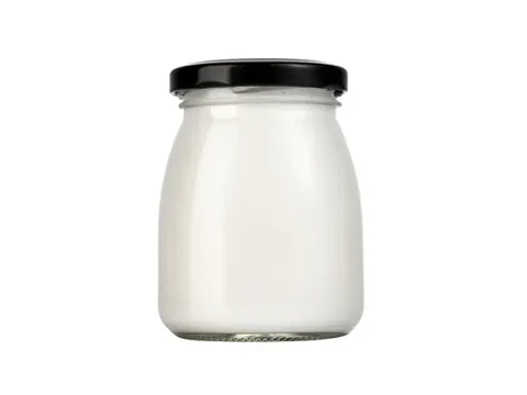 Cute Round Glass Pudding Jars