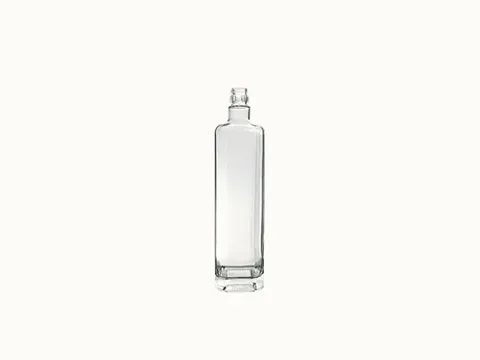 Clear Glass Rapeseed Oil Bottle — view 4