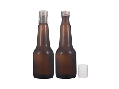 Cough Glass Bottle Vitamin Medicine Syrup — view 2