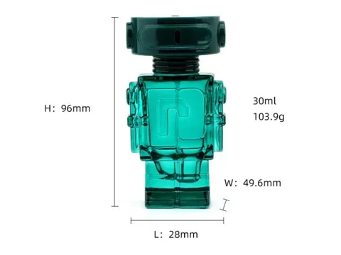 Glass Perfume Bottle Robot — view 3