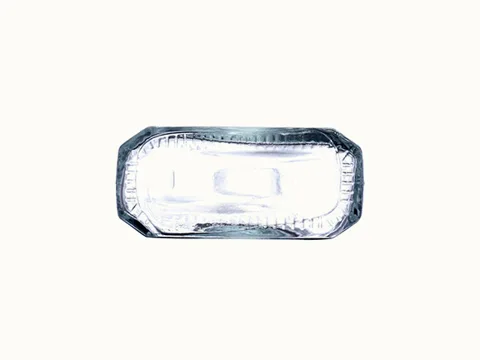 Clear Glass Coffee Bottle — view 5
