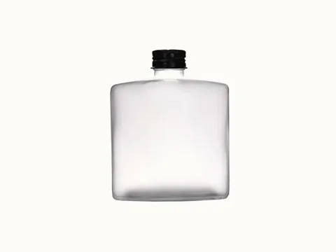 Clear Glass Milk Tea Bottle — view 3