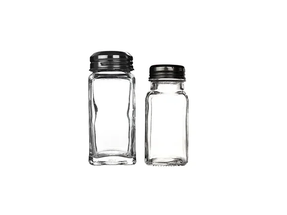 Transparent Glass Condiment Bottle — main view