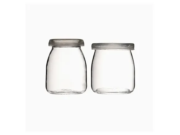 Clear Glass Food Storage Jars — main view
