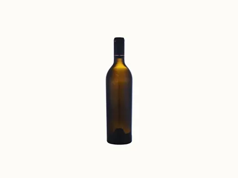 Brown Glass Bordeaux Wine Glass Bottle