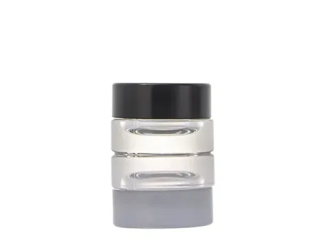Glass Cosmetic Makeup Jars With Lids