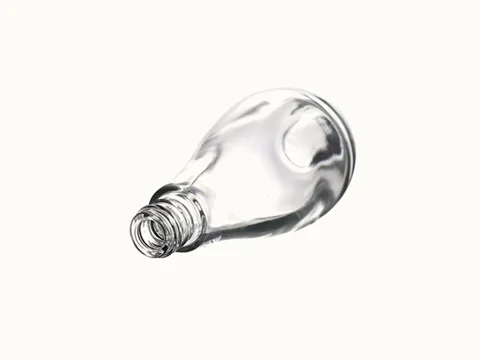 Clear Lamp Shape Spray/Pump Glass Lotion Bottles — view 4