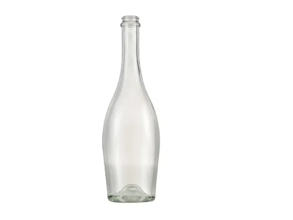 Burgundy Clear Wine Bottles — main view