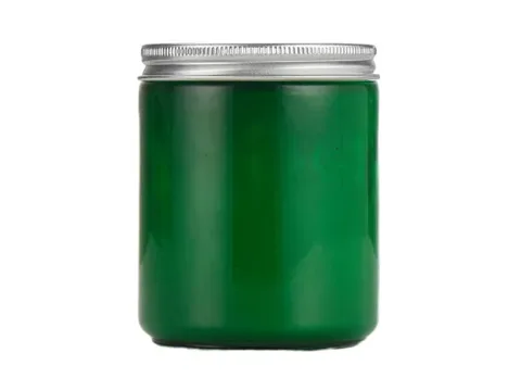 Matte Black / Green / Blue Glass Candle Jar — view 5