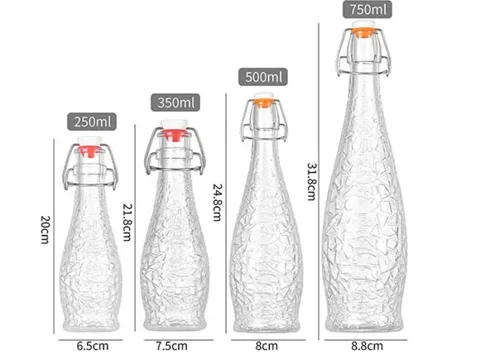 () () () () () Swing Top Glass Bottles — view 2