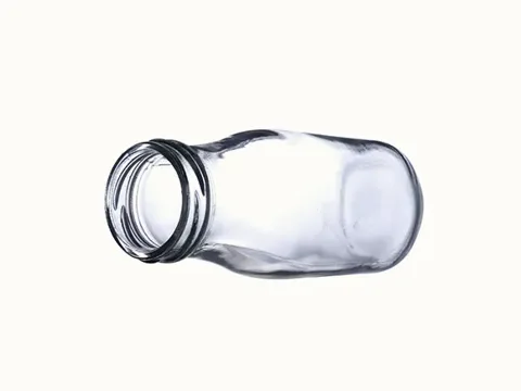 () Half Pint () Tall Pint Reusable Clear Glass — view 3