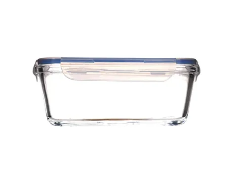 Clear Rectangle Refrigeration Glass Jar