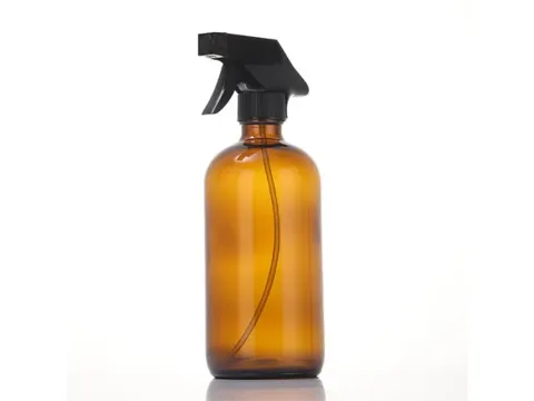 Amber Clear Blue Glass Spray Bottles — view 3