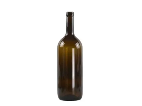 Bordeaux Amber Large Wine Bottle