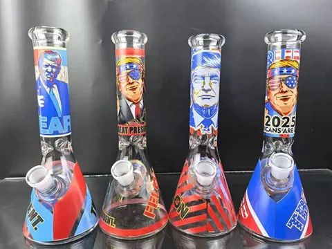 Glass Pattern Dab Bong — view 2