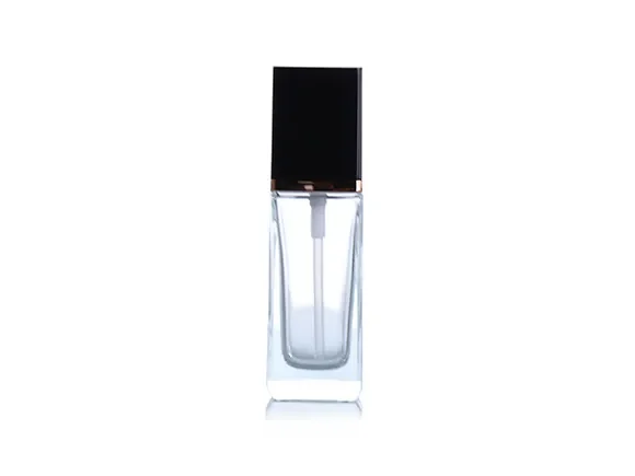 Lead-Free Glass Liquid foundation dispensing bottle — main view