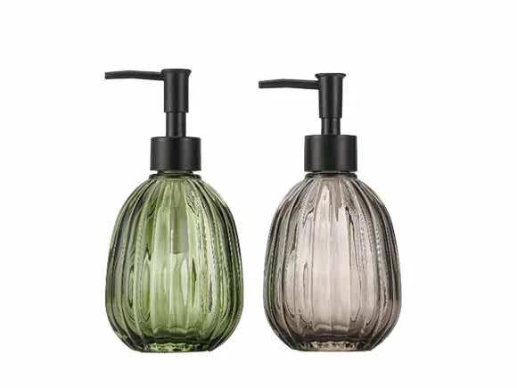 Glass Soap Dispenser Bottles with Pump — main view