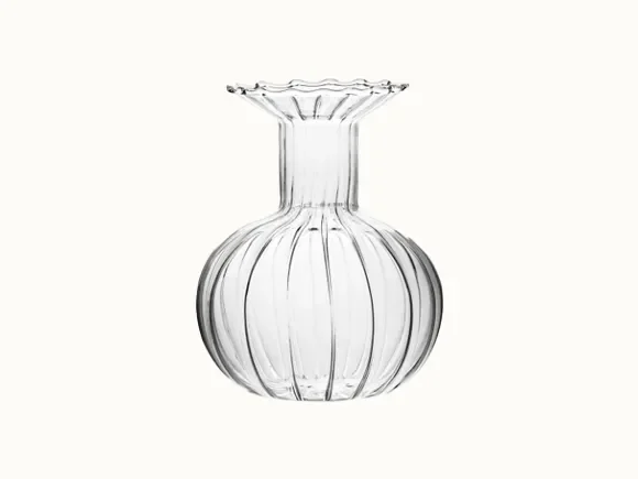 Transparent Special Shape Glass Vase — main view