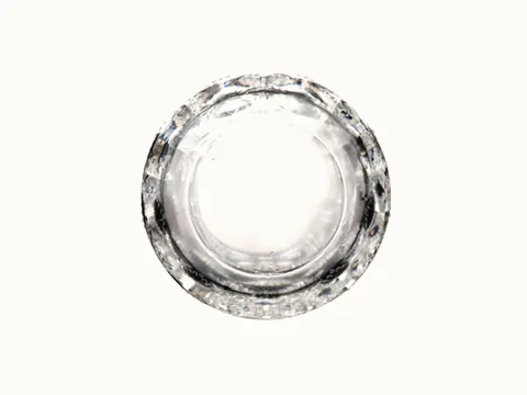Clear Embossed Glass Cups — view 2