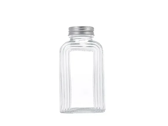 Stripes Clear Glass Liquor Beverage Juice Cold Brew Coffee — main view