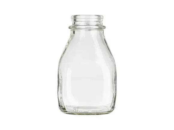 Squat Pint Glass Milk Bottles — main view