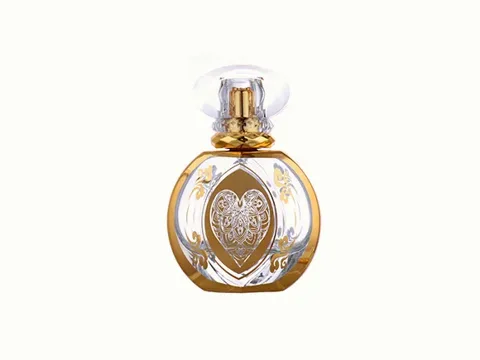 Golden Glass Spray Perfume Bottle — view 1